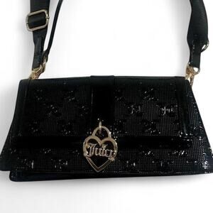 Juicy couture black glossy y2k